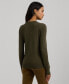 ფოტო #2 პროდუქტის Women's Cotton-Blend Sweater