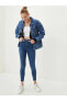 Фото #1 товара LCW Jeans Yüksek Bel Süper Skinny Fit Düz Cep Detaylı Kadın Rodeo Jean Pantolon