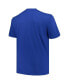 ფოტო #3 პროდუქტის Men's Royal Pitt Panthers Big Tall Arch Over Logo T-Shirt