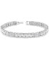 ფოტო #2 პროდუქტის Men's Diamond Cluster Watch Link Bracelet (1 ct. t.w.) in 10k Gold