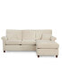 Фото #4 товара Lidia 82" Fabric 2-Pc. Reversible Chaise Sectional Sofa with Storage Ottoman, Created for Macy's
