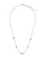 Women's Sterling Silver Lucky Charm Station Necklace