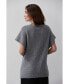 ფოტო #3 პროდუქტის Women's Julie Cross Over Tunic Sweater