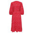 ONLY Olivia Wrap Midi 3/4 Sleeve Dress