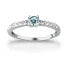 Фото #2 товара Charming silver ring with zircons Silver LPS03AWV050