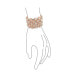 Holiday Fashion Wide Cuff Pink Rose Gold Plated Pink Cats Eye Crystal Statement Stretch Bracelet For Women Teen Prom