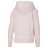 Puma Classics Logo Pullover Hoodie Womens Pink Casual Outerwear 531859-16