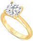 ფოტო #1 პროდუქტის Certified Lab Grown Cushion-Cut Diamond Solitaire Engagement Ring (3 ct. t.w.) in 14k Gold