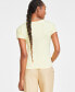 Фото #2 товара Women's Knit Square-Neck Top, Created for Macy's