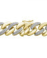 ფოტო #4 პროდუქტის Men's Diamond Pavé Wide Link 24" Chain Necklace (1/2 ct. t.w.)