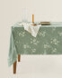 Фото #2 товара Washed cotton floral tablecloth