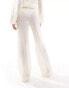 Фото #5 товара Mango Selection sheer lightweight co-ord trousers in natural