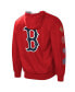 Men's Red/Gray Boston Red Sox Southpaw Reversible Raglan Hoodie Full-Zip Jacket