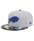 ფოტო #1 პროდუქტის Men's Gray Buffalo Bills Active Camo 59FIFTY Fitted Hat