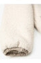 Фото #7 товара Пальто Koton Плюшевое Удлиненное с Капюшоном и Молнией. Размеры с резинкой Puffer Coat.