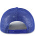 ფოტო #4 პროდუქტის Men's Royal New York Mets Backhaul Foam Trucker Snapback Hat
