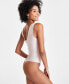 Фото #4 товара Women's Knotted-Strap Thong-Back Bodysuit, Created for Macy's