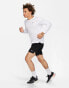 Nike Running Dri-FIT Miler long sleeve top in white Белый, M - Chest 37.5-41 - фото #2