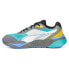 Фото #3 товара Puma RsMetric Energy Lace Up Mens Blue, Grey, White Sneakers Casual Shoes 38861