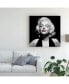 Фото #3 товара Chris Consani Halter Top Marilyn Red Lips Canvas Art - 20" x 25"