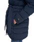 Фото #6 товара Women's Belted Faux-Fur-Trim Hooded Puffer Coat, Created for Macy's