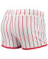 ფოტო #4 პროდუქტის Women's White St. Louis Cardinals Vigor Pinstripe Sleep Shorts