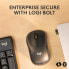 Фото #6 товара Logitech MK370 Combo for Business - Full-size (100%) - RF Wireless + Bluetooth - Membrane - QWERTY - Graphite - Mouse included