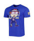 Men's and Women's Royal Rugrats Wide Open Football T-shirt