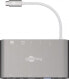 Wentronic 62113 - Wired - USB 3.2 Gen 1 (3.1 Gen 1) Type-C - 60 W - 1000 Mbit/s - Silver - MicroSD (TransFlash) - MicroSDHC - MicroSDXC - SD - SDHC - SDXC