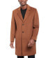 Фото #3 товара Michael Kors Men's Madison Wool Blend Modern-Fit Overcoat