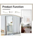 Clear High Definition Wall Mirror with Easy Assembly