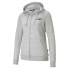 Puma Essentials FullZip Hoodie Womens Grey Casual Outerwear 58681304