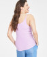 ფოტო #2 პროდუქტის Women's Ribbed Scoop-Neck Tank Top, Created for Macy's