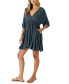 Juniors' Rosemary Dolman-Sleeve Mini Dress