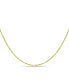 ფოტო #3 პროდუქტის Box Link 20" Chain Necklace in 18k Gold-Plated Sterling Silver, Created for Macy's