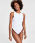 Фото #1 товара Crewneck Sleeveless Jersey Bodysuit, Created for Macy's