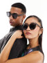 AJ Morgan archie classic sunglasses in black - фото #5