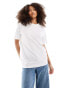 ASOS DESIGN oversized t-shirt with tennis graphic in white