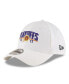 Фото #1 товара Men's White Phoenix Suns 2022 NBA Playoffs Arch 39THIRTY Flex Hat