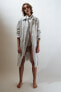Zw collection creased trench coat