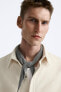 Фото #6 товара Комфортная куртка рубашечного кроя с рельефным узором ZARA