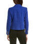 Фото #2 товара Nanette Nanette Lepore Tweed Jacket Women's Blue 14