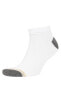 Erkek Çizgili 5'li Pamuklu Patik Çorap W7921azns