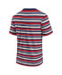 Men's Red New England Revolution Shot Clock Stripe T-shirt Красный, L - фото #4