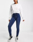 Фото #3 товара ONLY Royal high waisted skinny jeans in mid blue