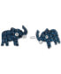 Crystal Pavé Elephant Stud Earrings in Sterling Silver, Created for Macy's