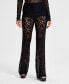 Фото #1 товара Women's Lace Flare Pants, Created for Macy's