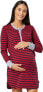 Фото #2 товара HAPPY MAMA. Women's Long-Sleeved Maternity Nightdress with Breastfeeding Function 589p