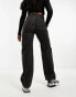 Cotton:On loose straight leg jeans in washed black RUST PLACK, 32 - фото #8