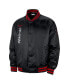 ფოტო #3 პროდუქტის Men's Black Chicago Bulls 2023/24 City Edition Courtside Premier Full-Snap Bomber Jacket